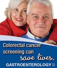 Colorectal cancer screening can save lives.